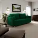 Раскладной диван Yorcom Комфорта_33 210x80x100 см велюр цвет зелёный