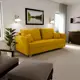 Раскладной диван Yorcom Комфорта 210x80x100 см велюр цвет желтый