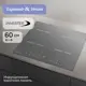 Электрическая варочная панель Zigmund & shtain CI 23.6 S 59 см 2 конфорки цвет серый
