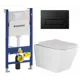 Комплект инсталляция с унитазом Geberit 523029 цвет белый
