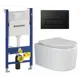 Комплект инсталляция с унитазом Geberit 523033 цвет белый