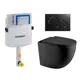 Комплект инсталляция с унитазом Geberit 535688 цвет черный