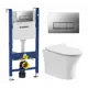 Комплект инсталляция с унитазом Geberit 462688 цвет белый