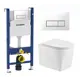 Комплект инсталляция с унитазом Geberit 513168 цвет белый