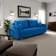 Раскладной диван Yorcom Пульсар 45 220x80x100 см велюр цвет васильковый