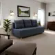 Раскладной диван Yorcom Сияние 190x80x100 см велюр цвет серо-фиолетовый