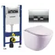 Комплект инсталляция с унитазом Geberit 594838 цвет белый