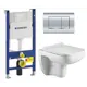 Комплект инсталляция с унитазом Geberit 522902 цвет белый