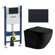 Комплект инсталляция с унитазом Geberit 587678 цвет черный