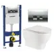 Комплект инсталляция с унитазом Geberit 594854 цвет белый