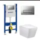 Комплект инсталляция с унитазом Geberit 425895 цвет белый