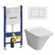 Комплект инсталляция с унитазом Geberit 523153 цвет белый