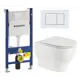 Комплект инсталляция с унитазом Geberit 523188 цвет белый