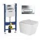 Комплект инсталляция с унитазом Geberit 416199 цвет белый