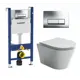 Комплект инсталляция с унитазом Geberit 416202 цвет белый