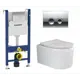 Комплект инсталляция с унитазом Geberit 416227 цвет белый