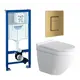 Комплект инсталляция с унитазом Grohe 639744 цвет белый