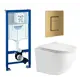 Комплект инсталляция с унитазом Grohe 639748 цвет белый
