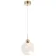 Светильник подвесной светодиодный Crystal lux Cielo sp3w led gold 1 м² нейтральный белый свет цвет золото