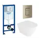Комплект инсталляция с унитазом Grohe 640009 цвет белый