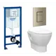 Комплект инсталляция с унитазом Grohe 640011 цвет белый
