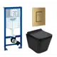 Комплект инсталляция с унитазом Grohe 639776 цвет черный