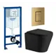 Комплект инсталляция с унитазом Grohe 639777 цвет черный