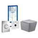 Комплект инсталляция с унитазом Grohe 513313 цвет серый