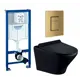 Комплект инсталляция с унитазом Grohe 639790 цвет черный