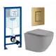 Комплект инсталляция с унитазом Grohe 639793 цвет черный