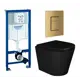 Комплект инсталляция с унитазом Grohe 639808 цвет черный