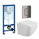 Комплект инсталляция с унитазом Grohe 639822 цвет белый