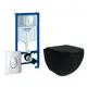 Комплект инсталляция с унитазом Grohe 553225 цвет черный