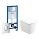 Комплект инсталляция с унитазом Grohe 553227 цвет белый