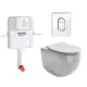 Комплект инсталляция с унитазом Grohe 535615 цвет белый