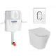 Комплект инсталляция с унитазом Grohe 535622 цвет белый