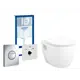 Комплект инсталляция с унитазом Grohe 553307 цвет белый