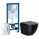 Комплект инсталляция с унитазом Grohe 472160 цвет черный