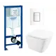 Комплект инсталляция с унитазом Grohe 681332 цвет белый