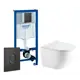 Комплект инсталляция с унитазом Grohe 515700 цвет белый