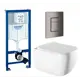 Комплект инсталляция с унитазом Grohe 639861 цвет белый