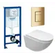 Комплект инсталляция с унитазом Grohe 639614 цвет белый