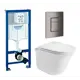 Комплект инсталляция с унитазом Grohe 639872 цвет белый