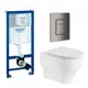 Комплект инсталляция с унитазом Grohe 639873 цвет белый