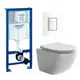 Комплект инсталляция с унитазом Grohe 681349 цвет белый