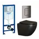 Комплект инсталляция с унитазом Grohe 639880 цвет черный