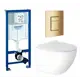 Комплект инсталляция с унитазом Grohe 639628 цвет белый