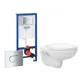 Комплект инсталляция с унитазом Grohe 553360 цвет белый