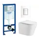 Комплект инсталляция с унитазом Grohe 681363 цвет белый