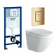 Комплект инсталляция с унитазом Grohe 639642 цвет белый